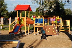 Plac zabaw w Kątach Węgierskich